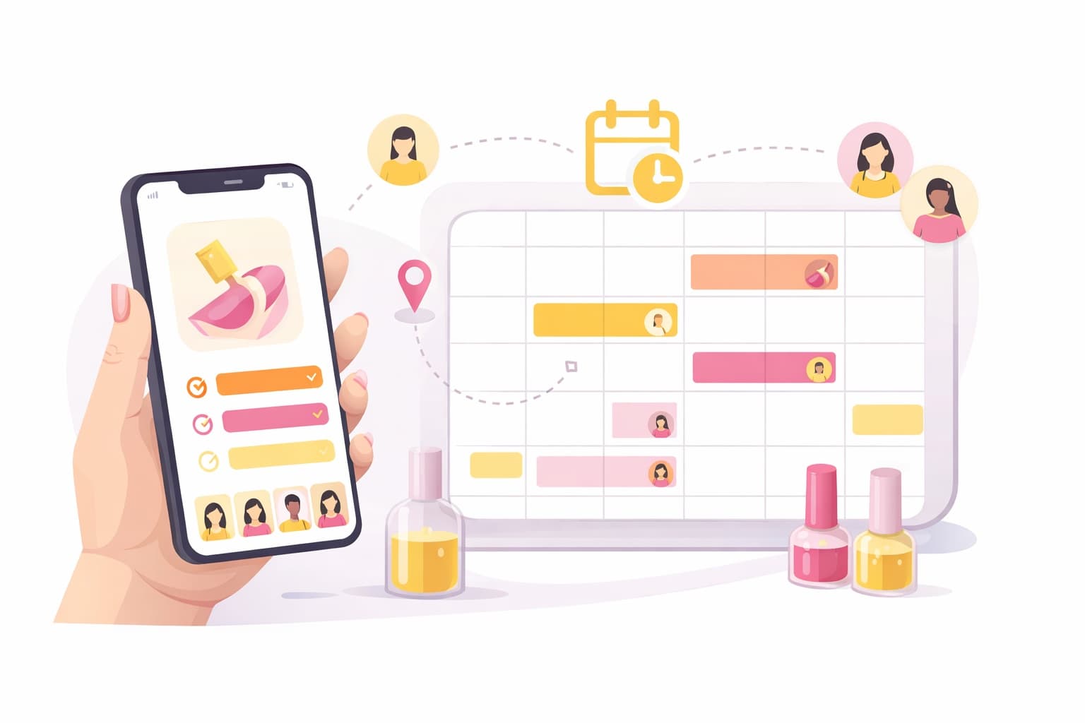 Nail art appointment booking