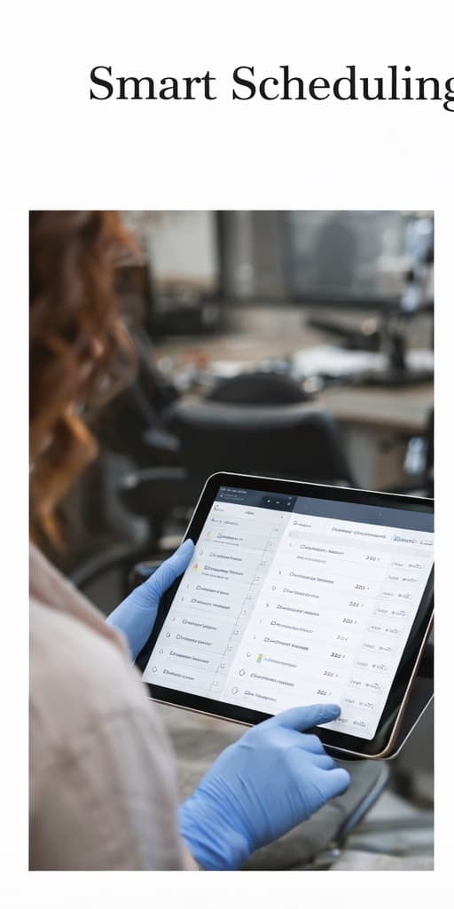 Small dog receiving specialized grooming care